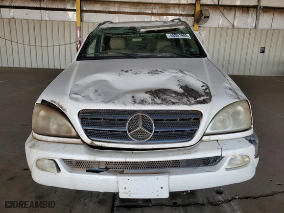 2003 Mercedes-Benz M-Class 3.7L with VIN 4JGAB57E53A427004, listed as a Copart auction lot 46951995 with 211,617 mi miles and Salvage Title. Bid and sale history available at carsss.com. Image 5.