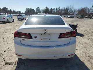 2016 Acura TLX V6 with VIN 19UUB2F32GA000953, listed as a Copart auction lot 49236665 with 0 mi miles and Salvage Title. Bid and sale history available at carsss.com. Image 6.