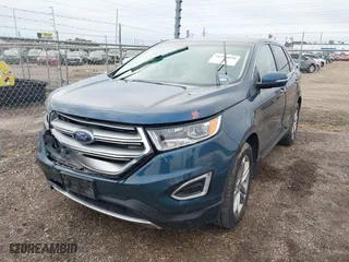 2016 Ford Edge Titanium with VIN 2FMPK3K83GBB12535, listed as a IAAI auction lot 41396898 with 46,755 mi miles. Bid and sale history available at carsss.com. Image 17.