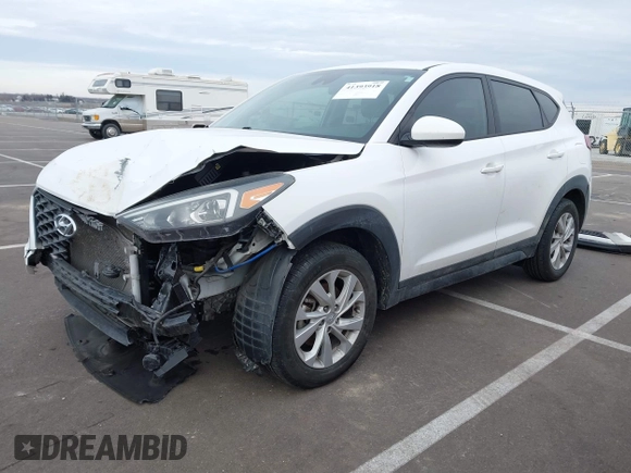 2020 Hyundai Tucson SE with VIN KM8J2CA41LU213551, listed as a IAAI auction lot 41393918 with 68,142 mi miles. Bid and sale history available at carsss.com. Image 2.