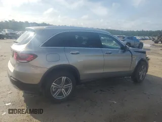 2021 Mercedes-Benz GLC 300 with VIN W1N0G8DB4MV279217, listed as a Copart auction lot 56144895 with 34,886 mi miles and Salvage title. Bid and sale history available at DreamBid. Image 3.