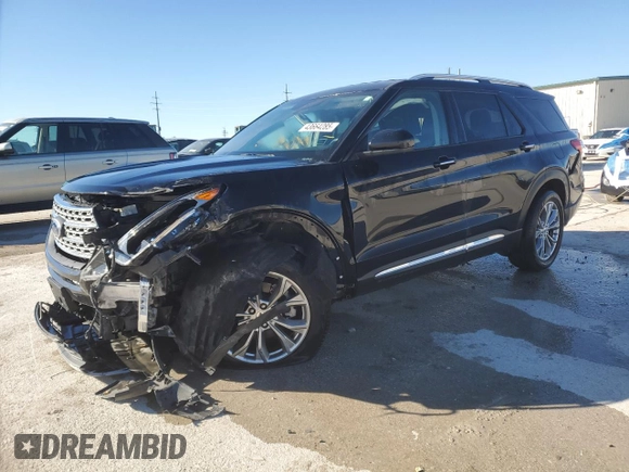 2022 Ford Explorer Limited with VIN 1FMSK7FH5NGA79510, listed as a Copart auction lot 43664285 with 41,095 mi miles and Salvage Title. Bid and sale history available at carsss.com. Image 1.