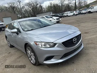 2016 Mazda Mazda6 i Touring with VIN JM1GJ1V59G1468805, listed as a Copart auction lot 51518705 with 106,340 mi miles and Salvage Title. Bid and sale history available at carsss.com. Image 1.