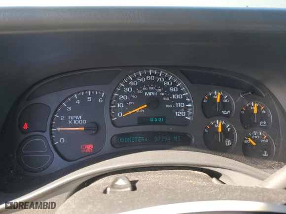 2003 Chevrolet Avalanche with VIN 3GNEK13T73G330544, listed as a Copart auction lot 46267145 with 97,794 mi miles and Clean Title. Bid and sale history available at carsss.com. Image 9.