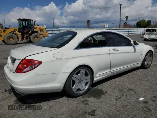 2008 Mercedes-Benz CL with VIN WDDEJ76X08A017795, listed as a Copart auction lot 51297865 with 166,915 mi miles and Clean Title. Bid and sale history available at DreamBid. Image 3.