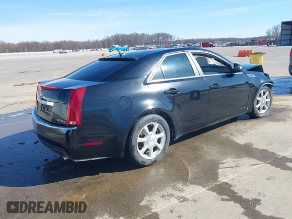 2008 Cadillac CTS AWD w/1SA with VIN 1G6DG577580180474, listed as a IAAI auction lot 41829667 with 192,037 mi miles. Bid and sale history available at carsss.com. Image 4.