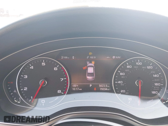 2015 Audi A6 Premium Plus with VIN WAUGFAFC7FN005497, listed as a IAAI auction lot 42402477 with 79,334 mi miles and . Bid and sale history available at DreamBid. Image 7.