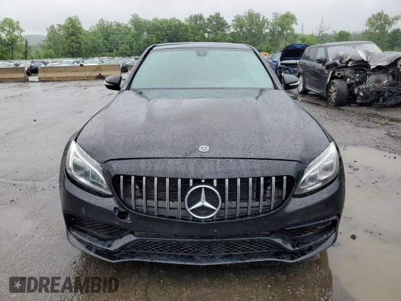 2018 Mercedes-Benz C 63 AMG with VIN 55SWF8GBXJU273169, listed as a Copart auction lot 60124405 with 55,440 mi miles and Salvage title. Bid and sale history available at DreamBid. Image 5.