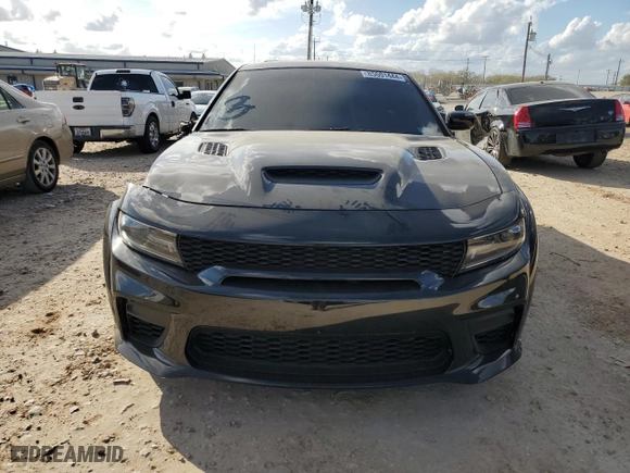2021 Dodge Charger SRT Hellcat Redeye Widebody with VIN 2C3CDXL94MH659323, listed as a Copart auction lot 85601444 with 0 mi miles and Salvage Title. Bid and sale history available at carsss.com. Image 5.