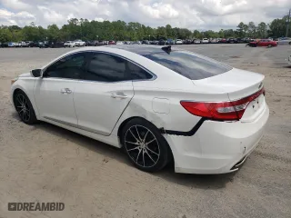 2013 Hyundai Azera with VIN KMHFH4JG3DA198543, listed as a Copart auction lot 68911314 with 152,602 mi miles and Salvage Title. Bid and sale history available at carsss.com. Image 2.