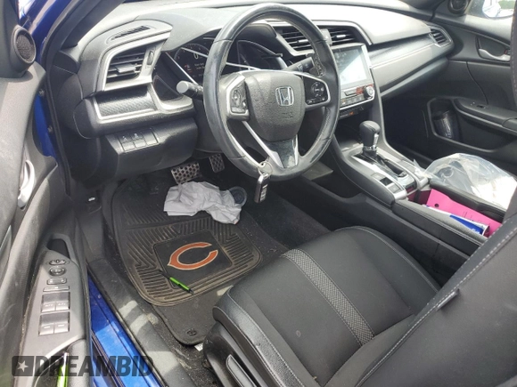 2019 Honda Civic Sport with VIN 2HGFC2F82KH562525, listed as a Copart auction lot 54543335 with 55,730 mi miles and Salvage title. Bid and sale history available at DreamBid. Image 8.