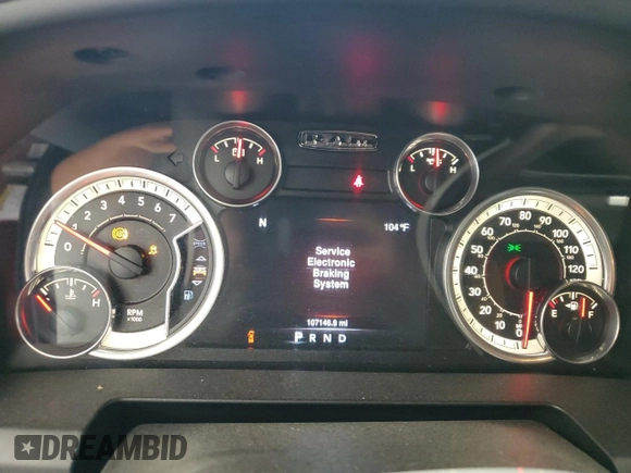 2016 Ram 1500 Big Horn with VIN 3C6RR7LT7GG357085, listed as a Copart auction lot 64726015 with 107,146 mi miles and Clean title. Bid and sale history available at DreamBid. Image 9.