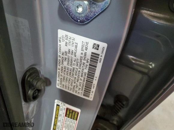 2022 Honda CR-V Special Edition with VIN 2HKRW2H74NH613400, listed as a Copart auction lot 86877694 with 41,228 mi miles and Salvage Title. Bid and sale history available at carsss.com. Image 14.