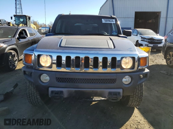 2006 Hummer H3 with VIN 5GTDN136268191996, listed as a Copart auction lot 78899634 with 146,337 mi miles and Salvage Title. Bid and sale history available at carsss.com. Image 5.
