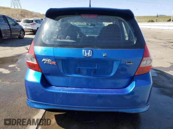 2007 Honda Fit Sport with VIN JHMGD38607S004236, listed as a Copart auction lot 52781415 with 313,559 mi miles and Salvage Title. Bid and sale history available at carsss.com. Image 6.