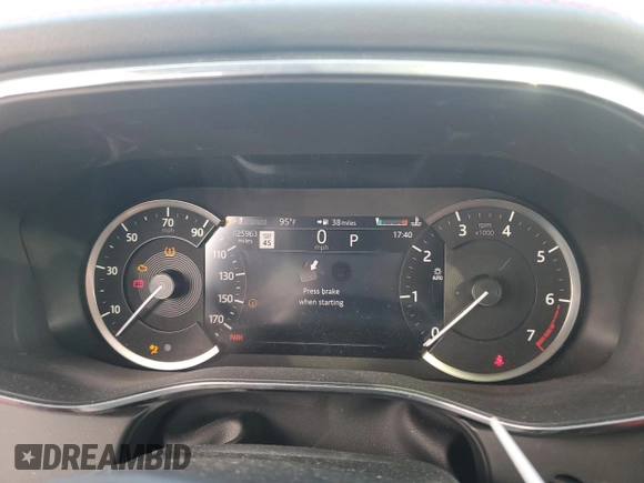 2023 Jaguar F-Pace R-Dynamic S with VIN SADCT2FU4PA714961, listed as a Copart auction lot 62012644 with 25,963 mi miles and Salvage Title. Bid and sale history available at DreamBid. Image 9.