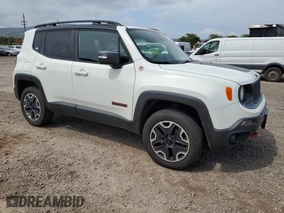 2016 Jeep Renegade Trailhawk with VIN ZACCJBCT8GPC81626, listed as a Copart auction lot 54949065 with 99,440 mi miles and Clean title. Bid and sale history available at DreamBid. Image 4.
