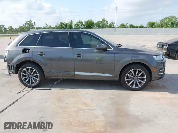 2019 Audi Q7 Premium Plus with VIN WA1LHAF76KD018184, listed as a IAAI auction lot 42056902 with 53,610 mi miles and . Bid and sale history available at DreamBid. Image 13.