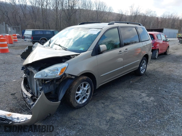 2005 Toyota Sienna XLE with VIN 5TDBA22C25S037614, listed as a IAAI auction lot 41391263 with 90,568 mi miles. Bid and sale history available at carsss.com. Image 19.