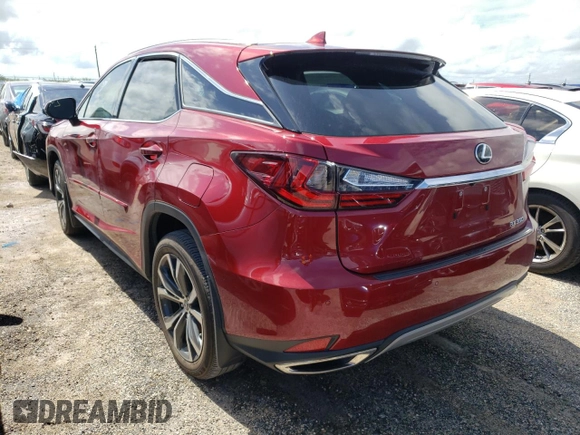 2021 Lexus RX with VIN 2T2HZMDA4MC258824, listed as a Copart auction lot 62233952 with 24,901 mi miles. Bid and sale history available at carsss.com. Image 3.