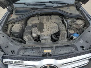 2017 Mercedes-Benz GLS 450 with VIN 4JGDF6EE1HA758356, listed as a Copart auction lot 55816615 with 104,840 mi miles and Salvage title. Bid and sale history available at DreamBid. Image 12.