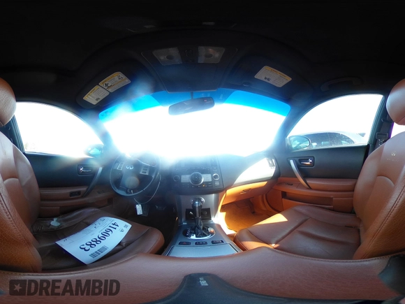 2006 Infiniti FX with VIN JNRAS08W76X208870, listed as a IAAI auction lot 41609883 with 93,303 mi miles and . Bid and sale history available at DreamBid. Image 18.