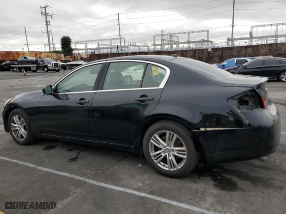 2012 Infiniti G25 Sedan Journey with VIN JN1DV6AP9CM700021, listed as a Copart auction lot 43631315 with 133,822 mi miles and Salvage Title. Bid and sale history available at carsss.com. Image 2.