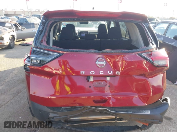 2023 Nissan Rogue S with VIN 5N1BT3AA6PC781815, listed as a IAAI auction lot 41459506 with 37,076 mi miles and . Bid and sale history available at carsss.com. Image 18.