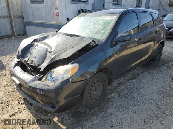 2006 Toyota Matrix STD with VIN 2T1KR32E06C593608, listed as a Copart auction lot 63122525 with 205,596 mi miles and Clean title. Bid and sale history available at DreamBid. Image 1.