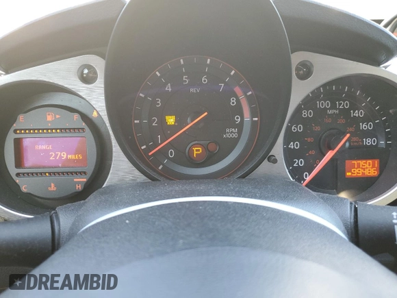 2014 Nissan 370Z Touring with VIN JN1AZ4EH1EM635411, listed as a Copart auction lot 82670344 with 77,501 mi miles and Salvage Title. Bid and sale history available at carsss.com. Image 9.