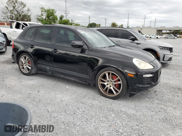 2009 Porsche Cayenne GTS with VIN WP1AD29P09LA61153, listed as a Copart auction lot 63034185 with 93,851 mi miles and Clean title. Bid and sale history available at DreamBid. Image 4.