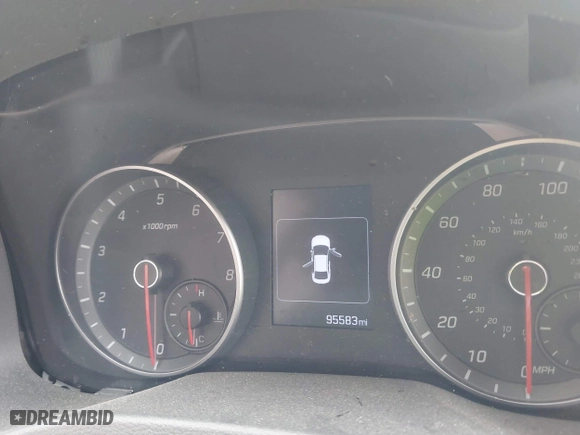 2018 Hyundai Elantra Sport with VIN KMHD04LB0JU597002, listed as a IAAI auction lot 41983087 with 95,583 mi miles. Bid and sale history available at carsss.com. Image 7.