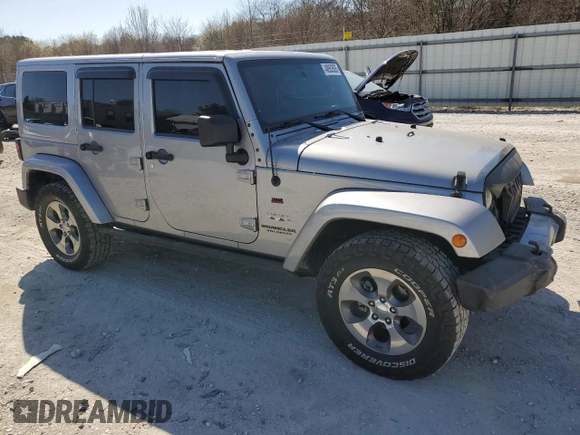 2016 Jeep Wrangler Unlimited 75th Anniversary with VIN 1C4BJWEG3GL265518, listed as a Copart auction lot 48952605 with 77,783 mi miles and Salvage title. Bid and sale history available at DreamBid. Image 4.