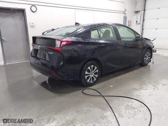 2019 Toyota Prius LE with VIN JTDL9RFU7K3012052, listed as a IAAI auction lot 41605304 with 53,860 mi miles. Bid and sale history available at carsss.com. Image 4.