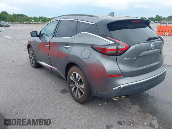 2021 Nissan Murano SV z VIN 5N1AZ2BJ4MC114286, wystawiony jako IAAI lot #42529400 z przebiegiem 77 957 mil mil oraz . Historia ofert i sprzedaży dostępna na DreamBid. Obrazek 3.