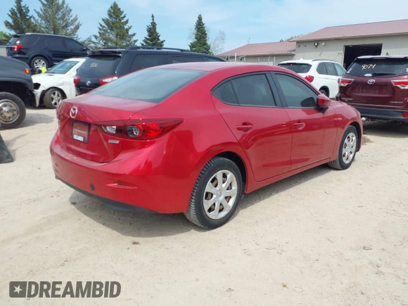 2016 Mazda 3 i Sport with VIN 3MZBM1T70GM327837, listed as a IAAI auction lot 42215065 with 89,498 mi miles and . Bid and sale history available at DreamBid. Image 4.