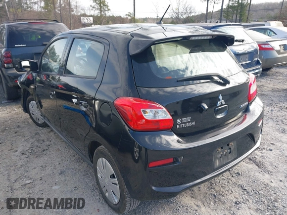 2019 Mitsubishi Mirage ES z VIN ML32A3HJ4KH012745, wystawiony jako IAAI lot #41747293 z przebiegiem 54 789 mil mil oraz . Historia ofert i sprzedaży dostępna na DreamBid. Obrazek 3.