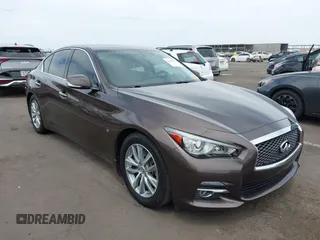 2015 Infiniti Q50 z VIN JN1BV7AP7FM349885, wystawiony jako IAAI lot #42249063 z przebiegiem 76 089 mil mil oraz . Historia ofert i sprzedaży dostępna na DreamBid. Obrazek 1.