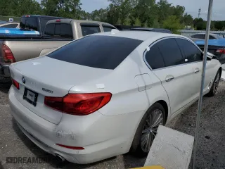 2018 BMW 5 Series 530i with VIN WBAJA5C58JG899668, listed as a Copart auction lot 84029854 with 0 mi miles and Non Repairable. Bid and sale history available at carsss.com. Image 3.