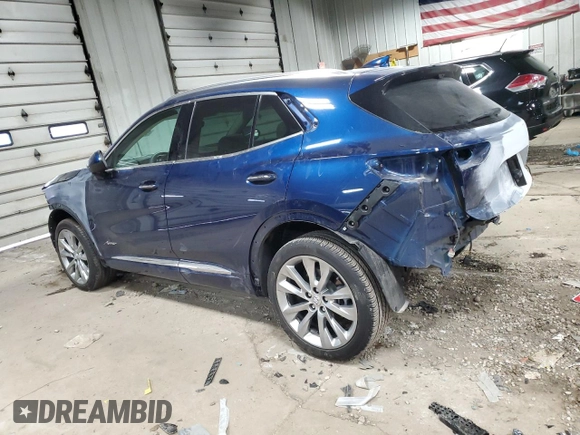 2023 Buick Envision Avenir with VIN LRBFZSR49PD067909, listed as a Copart auction lot 51475725 with 11,224 mi miles and Salvage Title. Bid and sale history available at carsss.com. Image 2.