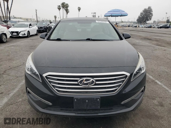 2015 Hyundai Sonata 2.4L SE with VIN 5NPE24AF1FH235304, listed as a Copart auction lot 52548435 with 55,261 mi miles and Salvage Title. Bid and sale history available at carsss.com. Image 5.