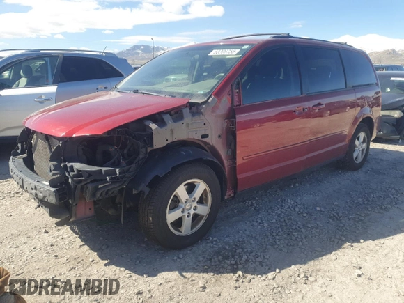 2010 Dodge Grand Caravan Hero with VIN 2D4RN3D11AR462932, listed as a Copart auction lot 50396755 with 166,936 mi miles and Salvage Title. Bid and sale history available at DreamBid. Image 1.