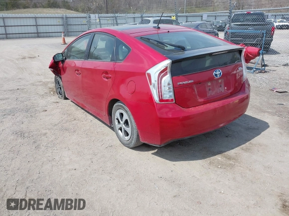2014 Toyota Prius Four with VIN JTDKN3DU9E1829059, listed as a IAAI auction lot 42007022 with 71,854 mi miles. Bid and sale history available at carsss.com. Image 3.