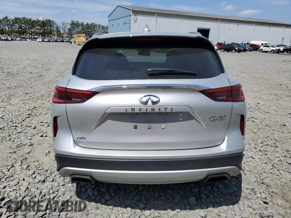 2019 Infiniti QX50 Luxe z VIN 3PCAJ5M34KF140172, wystawiony jako Copart lot #54105675 z przebiegiem Nie podano mil oraz Szkoda całkowita • Salvage title. Historia ofert i sprzedaży dostępna na DreamBid. Obrazek 6.