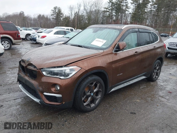 2016 BMW X1 xDrive28i with VIN WBXHT3C31GP881488, listed as a IAAI auction lot 41693116 with 120,922 mi miles. Bid and sale history available at carsss.com. Image 17.