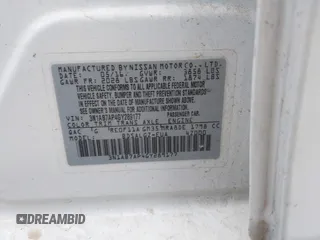 2016 Nissan Sentra SV with VIN 3N1AB7AP4GY289177, listed as a IAAI auction lot 41571346 with 43,387 mi miles and . Bid and sale history available at DreamBid. Image 9.
