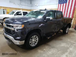 2022 Chevrolet Silverado 1500 LT with VIN 1GCPDKEK6NZ619259, listed as a Copart auction lot 47956135 with 16,790 mi miles and Non Repairable. Bid and sale history available at carsss.com. Image 1.