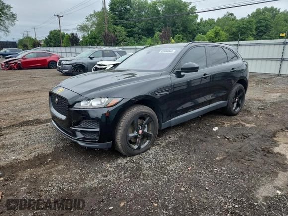 2017 Jaguar F-Pace 20d Premium with VIN SADCJ2BN6HA090098, listed as a Copart auction lot 62694045 with 104,480 mi miles and Clean title. Bid and sale history available at DreamBid. Image 1.