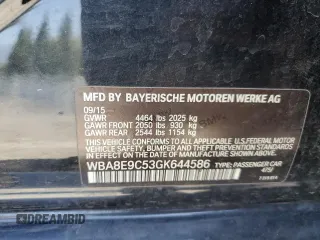 2018 BMW 3 Series 328i z VIN WBA8E9C53GK644586, wystawiony jako Copart lot #57694595 z przebiegiem 127 214 mil mil oraz Szkoda całkowita • Salvage title. Historia ofert i sprzedaży dostępna na DreamBid. Obrazek 13.