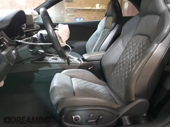 2018 Audi S5 Prestige z VIN WAU24GF58JN005912, wystawiony jako Copart lot #78801814 z przebiegiem Nie podano mil oraz Szkoda całkowita • Salvage title. Historia ofert i sprzedaży dostępna na DreamBid. Obrazek 7.